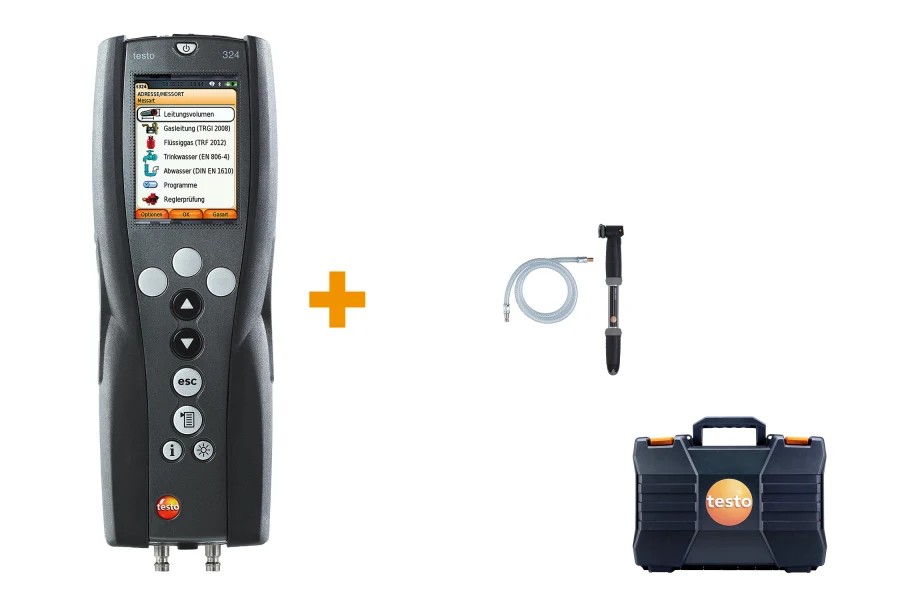 testo 324 Basis-Set - Druck– und Leckmengenmessgerät