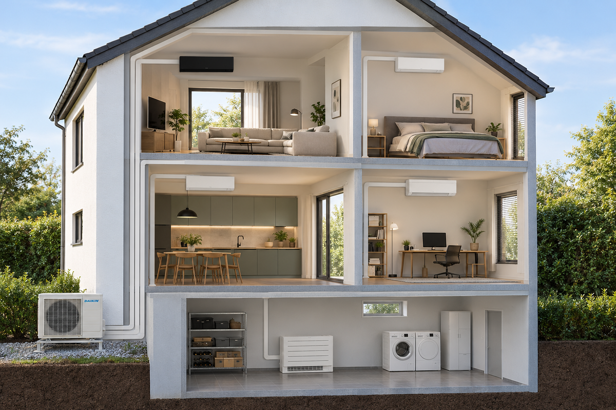 Daikin MXM Serie – Multisplit-Klimasystem (2-5 Räume)