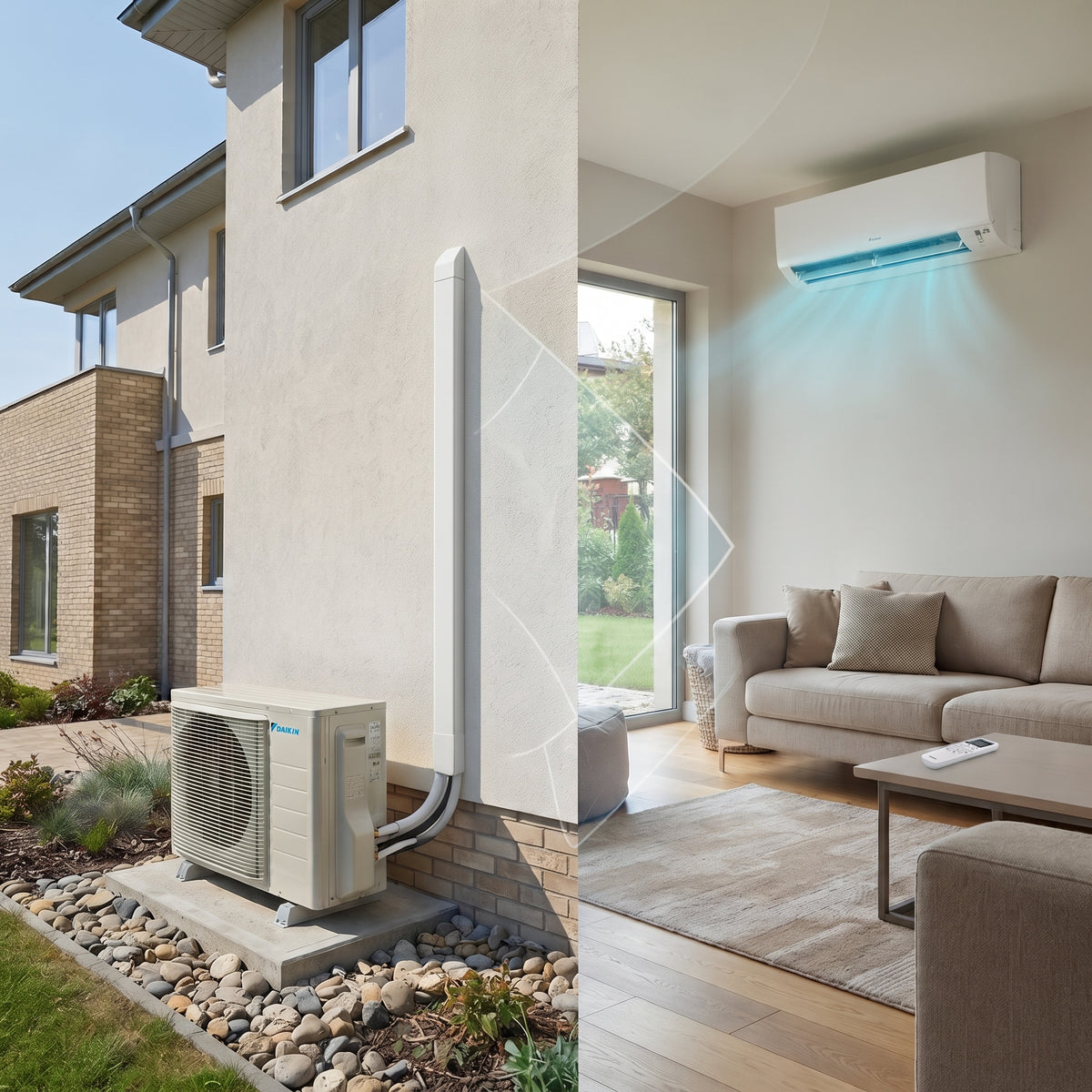 Daikin Perfera Komfort Single-Split Komplettset inkl. Installation, die beliebte Mittelklasse