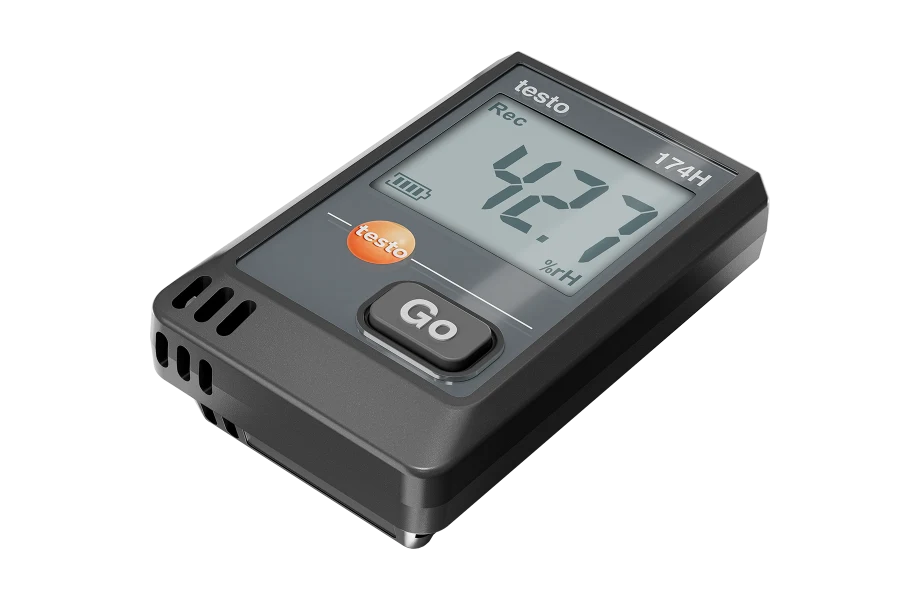 testo 174 H - Mini-Datenlogger für Temperatur und Feuchte mit USB-C und PC-Software