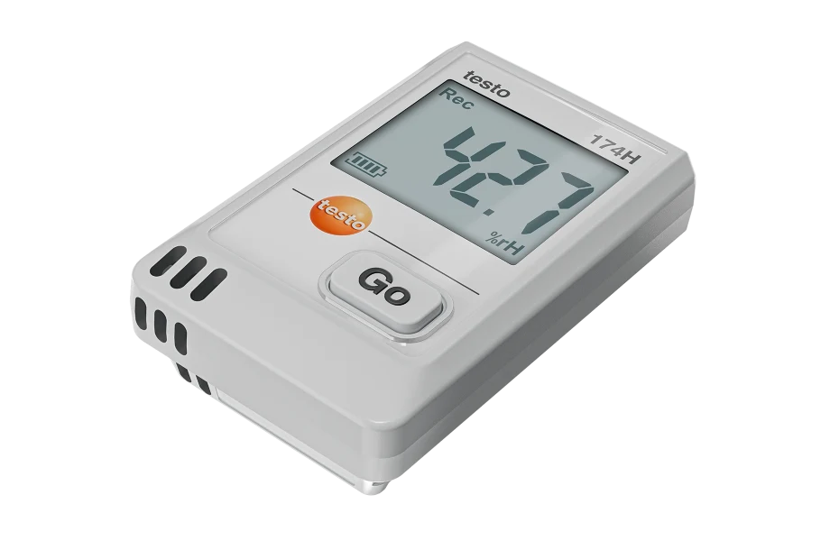 testo 174 H - Mini-Datenlogger für Temperatur und Feuchte mit USB-C und PC-Software