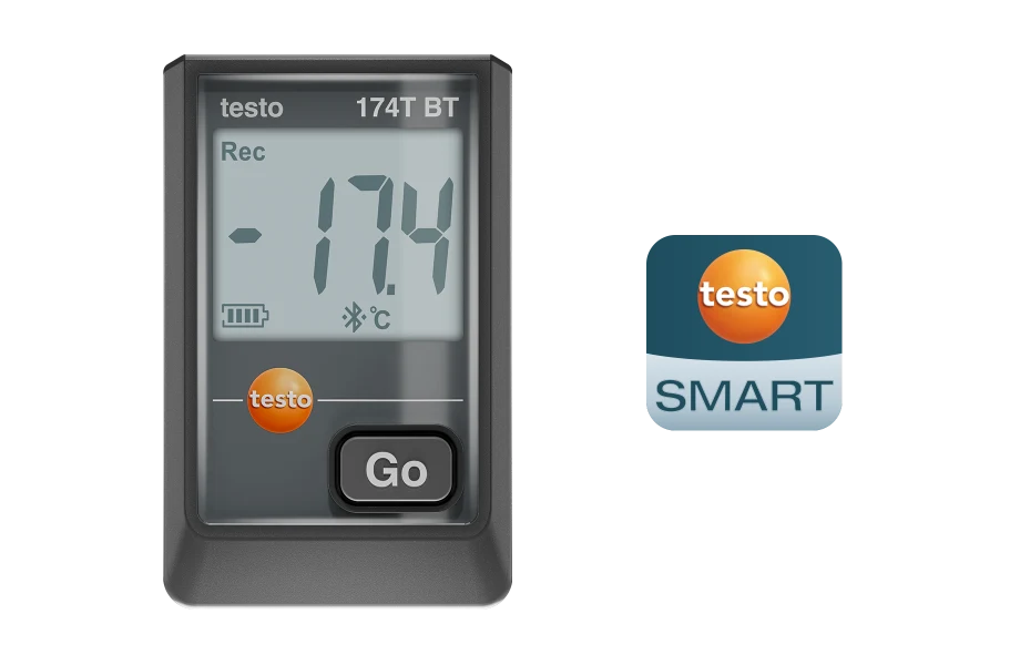 testo 174 T BT - Mini-Temperatur-Datenlogger mit Bluetooth® und App-Anbindung