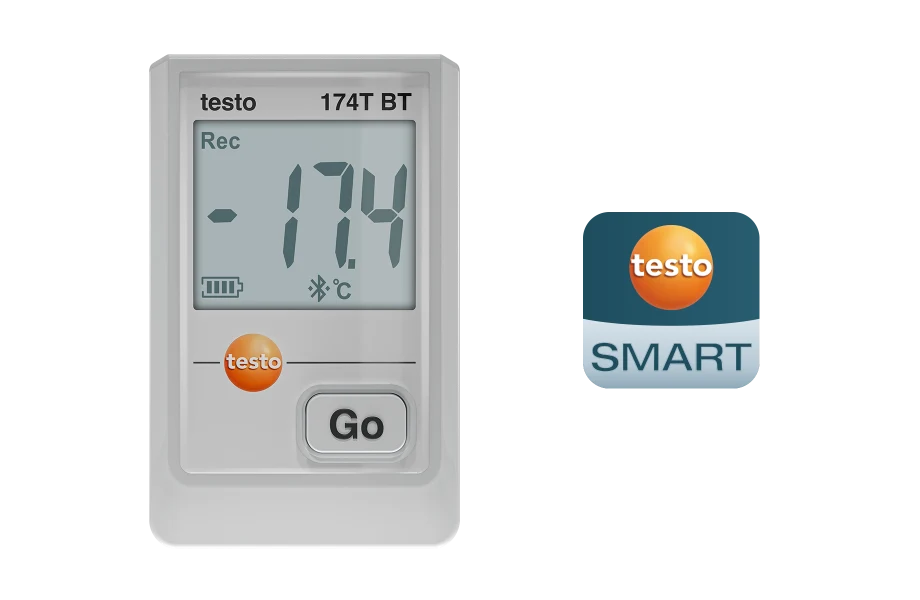 testo 174 T BT - Mini-Temperatur-Datenlogger mit Bluetooth® und App-Anbindung