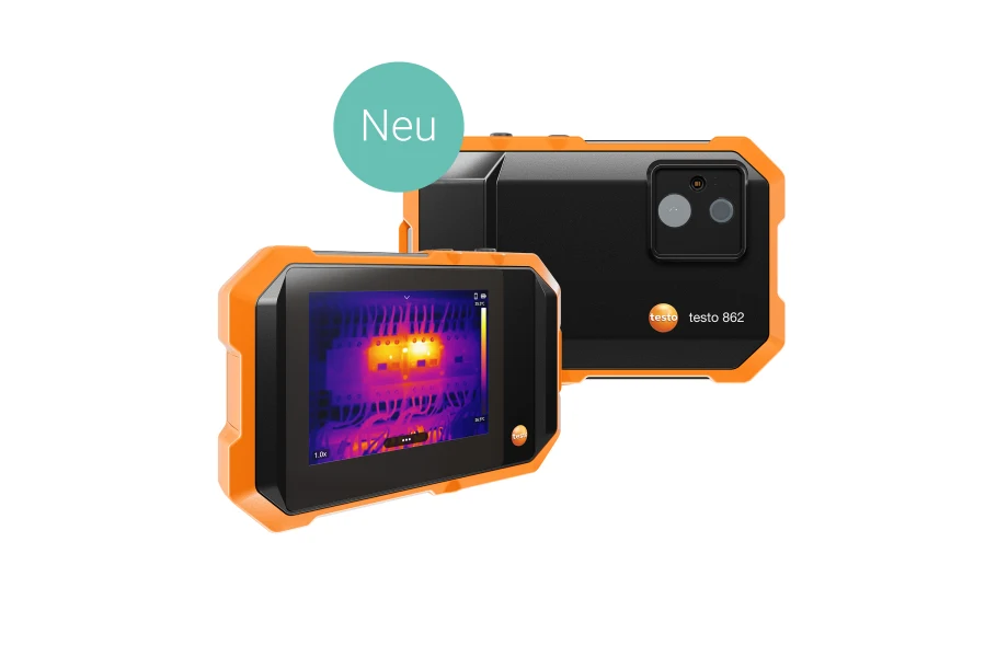 testo 862-2 - Wärmebildkamera im Taschenformat (256 x 192 Pixel)
