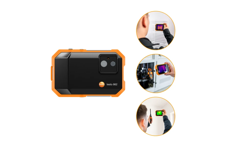 testo 862-2 Schimmel-Set - Wärmebildkamera (256 x 192 Pixel) und Thermohygrometer