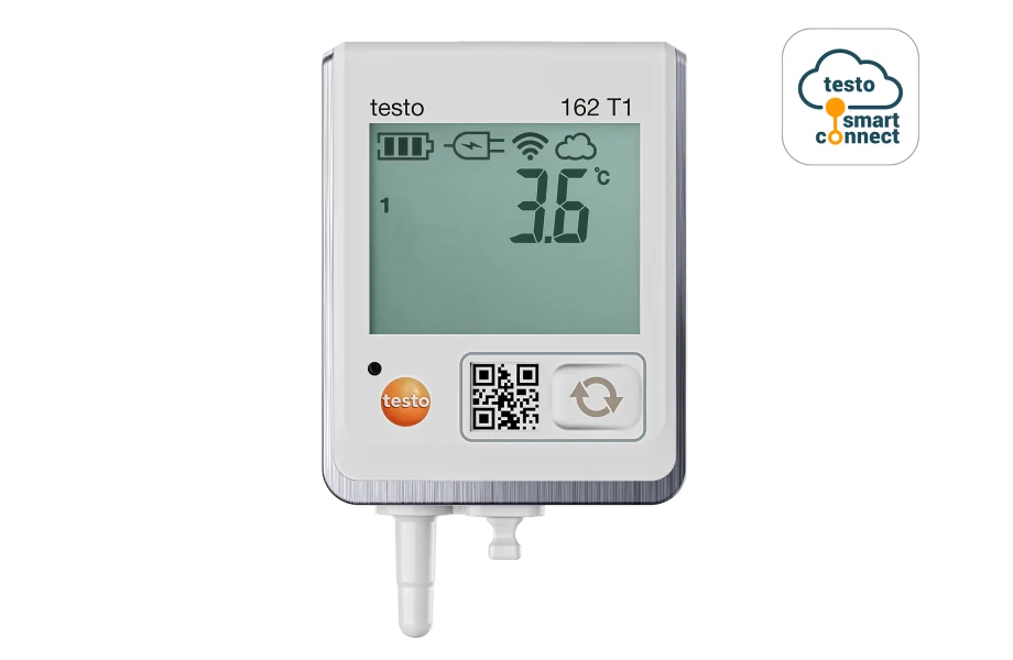 testo 162 T1 - Online-Datenlogger mit Display und integriertem Temperatursensor
