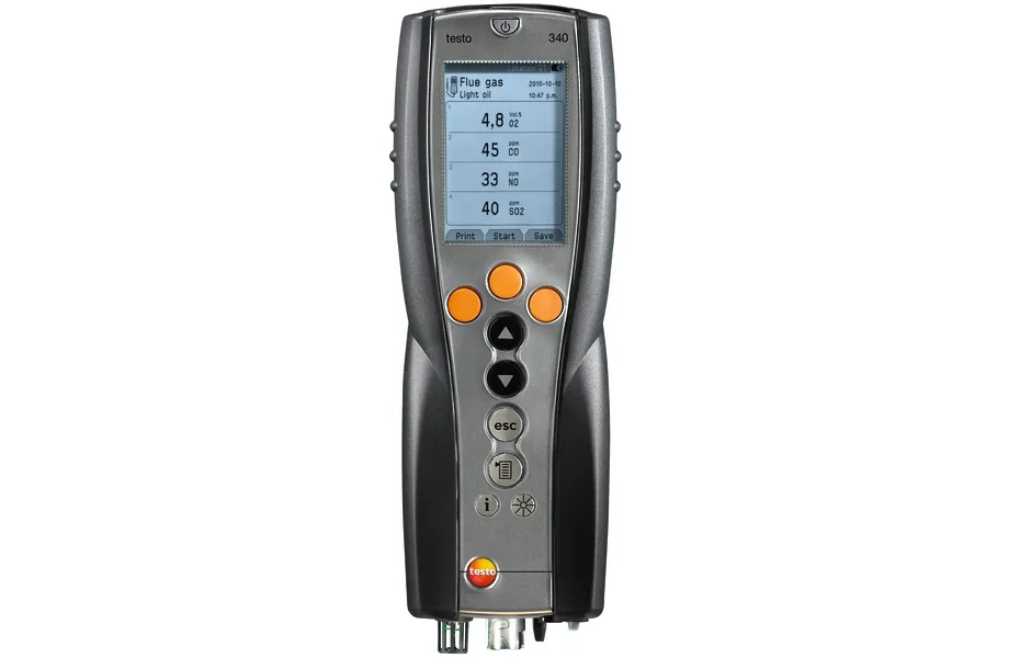 testo 340 - Abgasanalysegerät für die Industrie