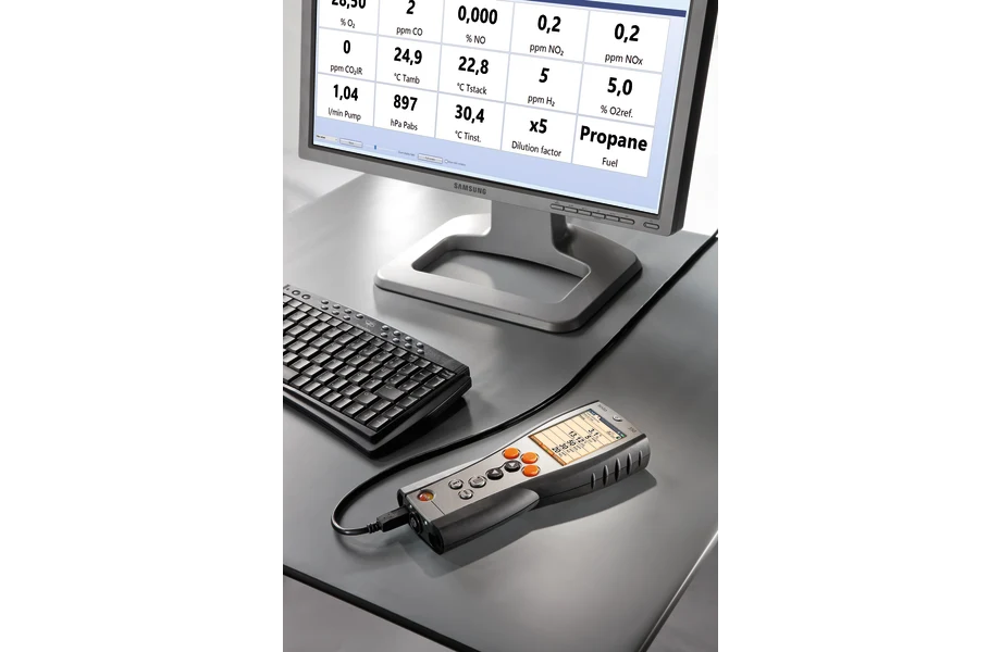 testo 350 - Control Unit für Abgasanalyse-System
