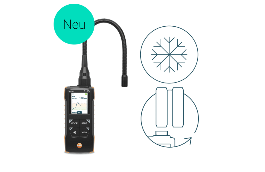 testo 515 Ex - Kombi-Leckagedetektor – Gas